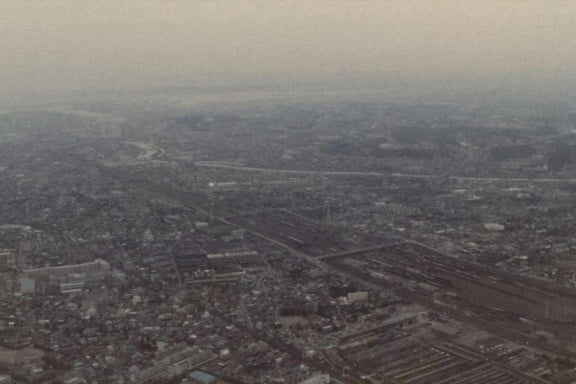 川崎市上空写真